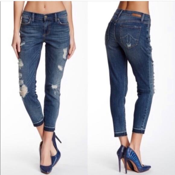 Level 99 Aubrey Released Hem Slouchy Jeans Size 30/10 - Picture 1 of 9